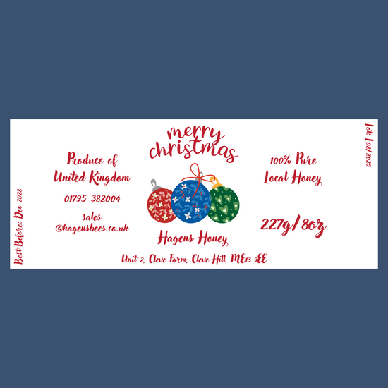 The Festive Baubles (50 or 100 labels)