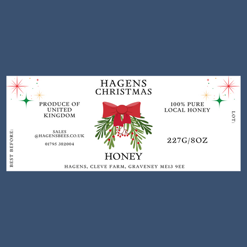 The Festive Bow (50 or 100 labels)
