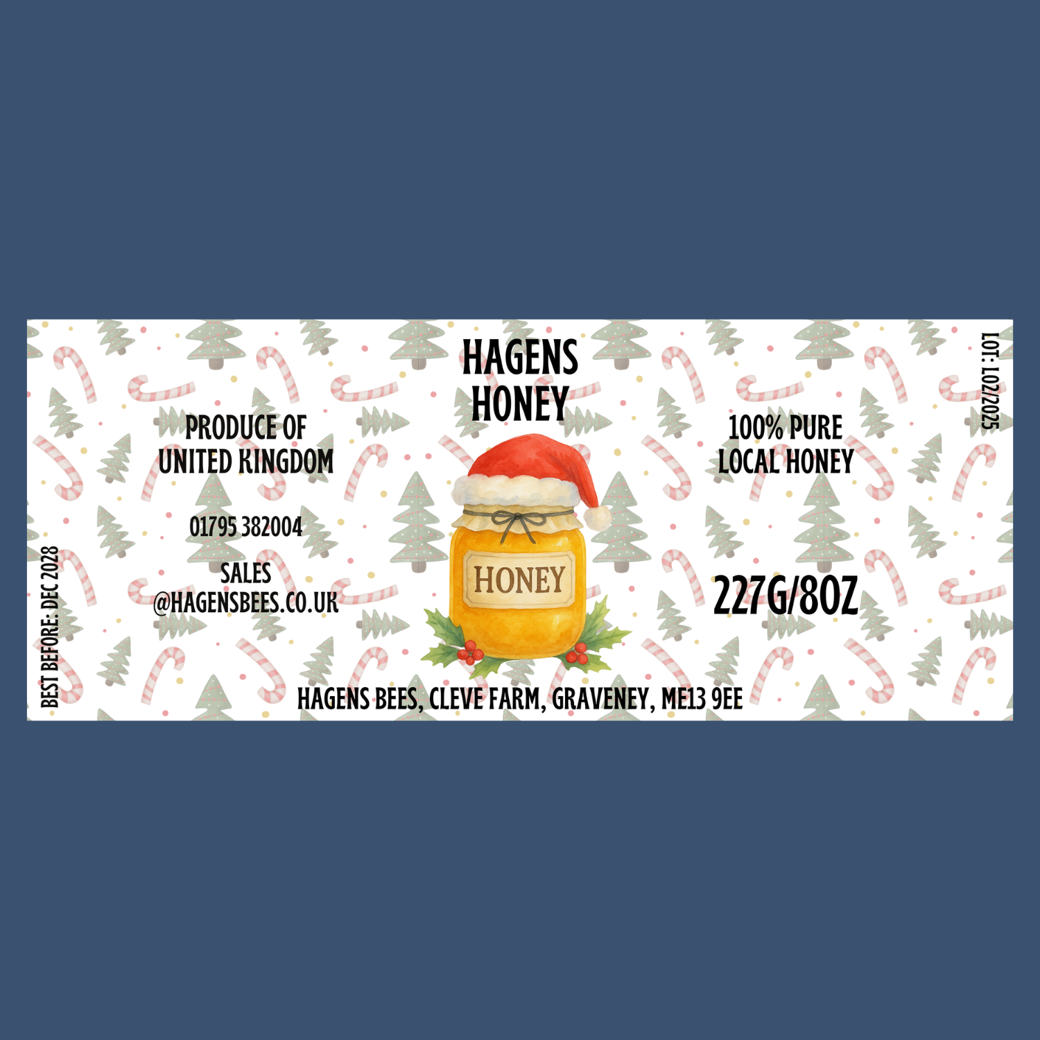 The Candy Cane (50 or 100 labels)