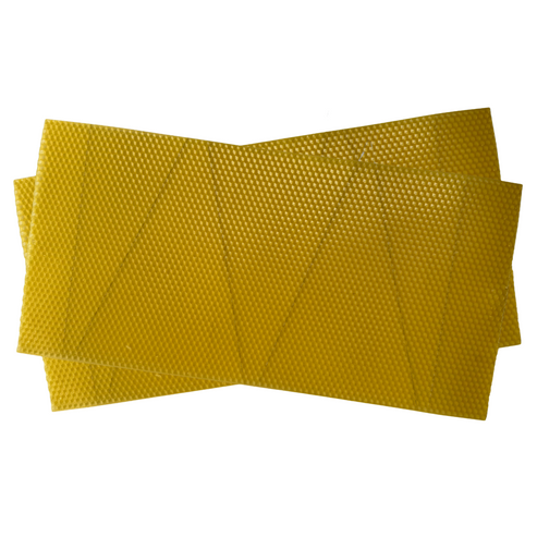 Langstroth Standard Wired Brood Wax Foundation - 10, 50 or 100 Sheets