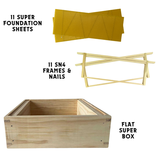 National Super Kit - Box, Frames & Foundation