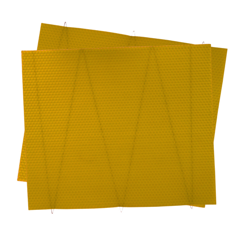 National Standard Wired 14x12 Wax Foundation - 11 or 110 Sheets