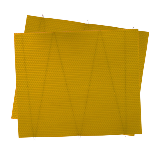 Standard Wired National 14x12 Wax Foundation - 11 or 110 Sheets