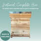 National Complete Hive Kit with Frames & Plastic Foundation - Cedar