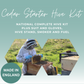 National Complete Starter Hive Kit - Western Red Cedar