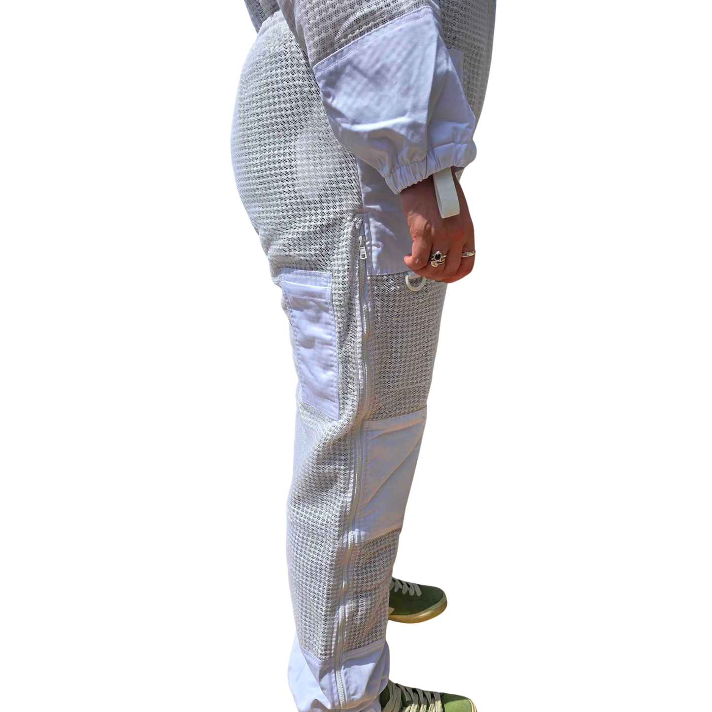 Hagens Premium Vented 3 Layer White Beekeeping Suit - Various Sizes
