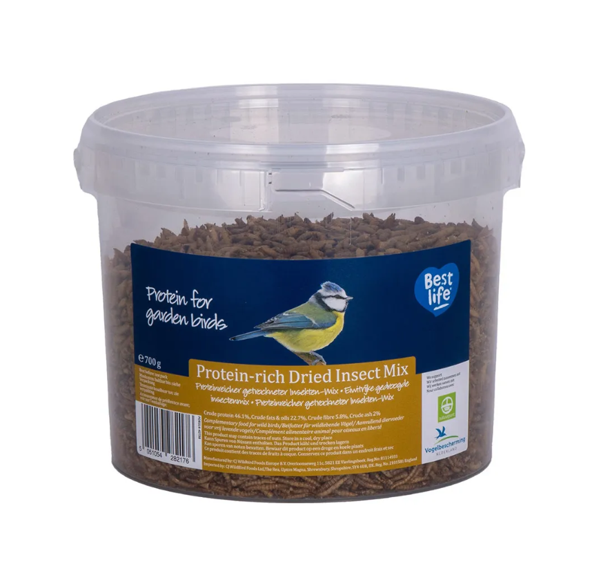 Protein rich Dried Insect Tub 700g