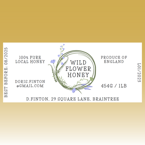 The Wild Meadow Labels (100)