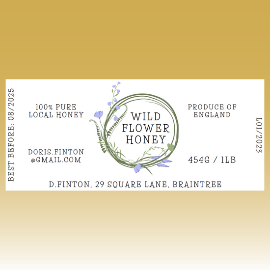 The Wild Meadow Labels (100)