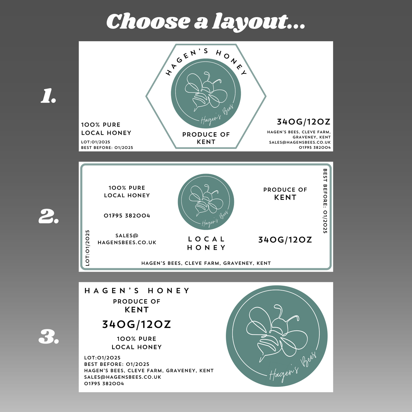 Design Your Own Labels (50 or 100 labels)