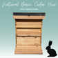 National Basic Hive Kit With Sloping Landing Board - Cedar