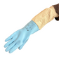 Safety Latex Gloves with Canvas Gauntlet - Medium only