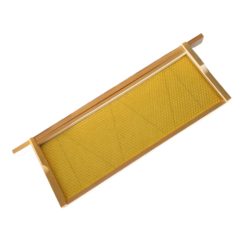 National SN4 Super Frames with Wired Wax Foundation - Assembled - 11 Pack