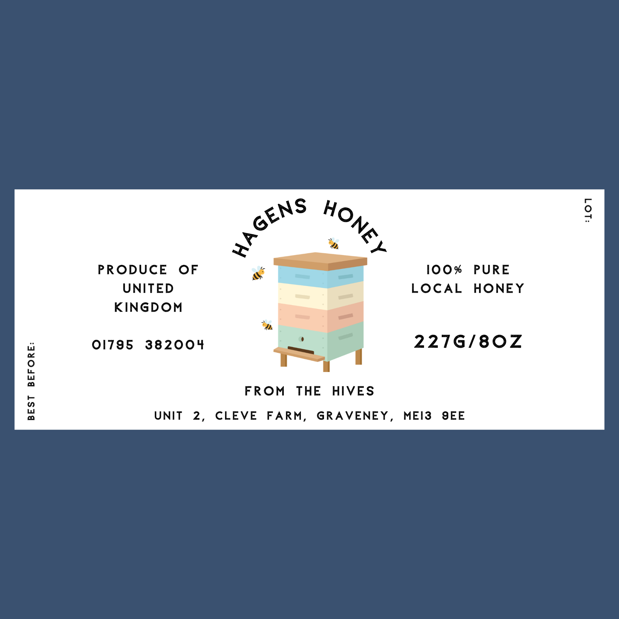 The Pastel Hive Labels (50 or 100 labels)
