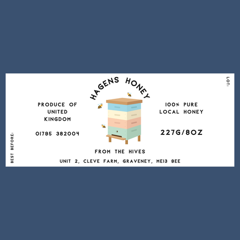 The Pastel Hive Labels (50 or 100 labels)