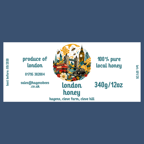 The London Labels (50 or 100 labels)