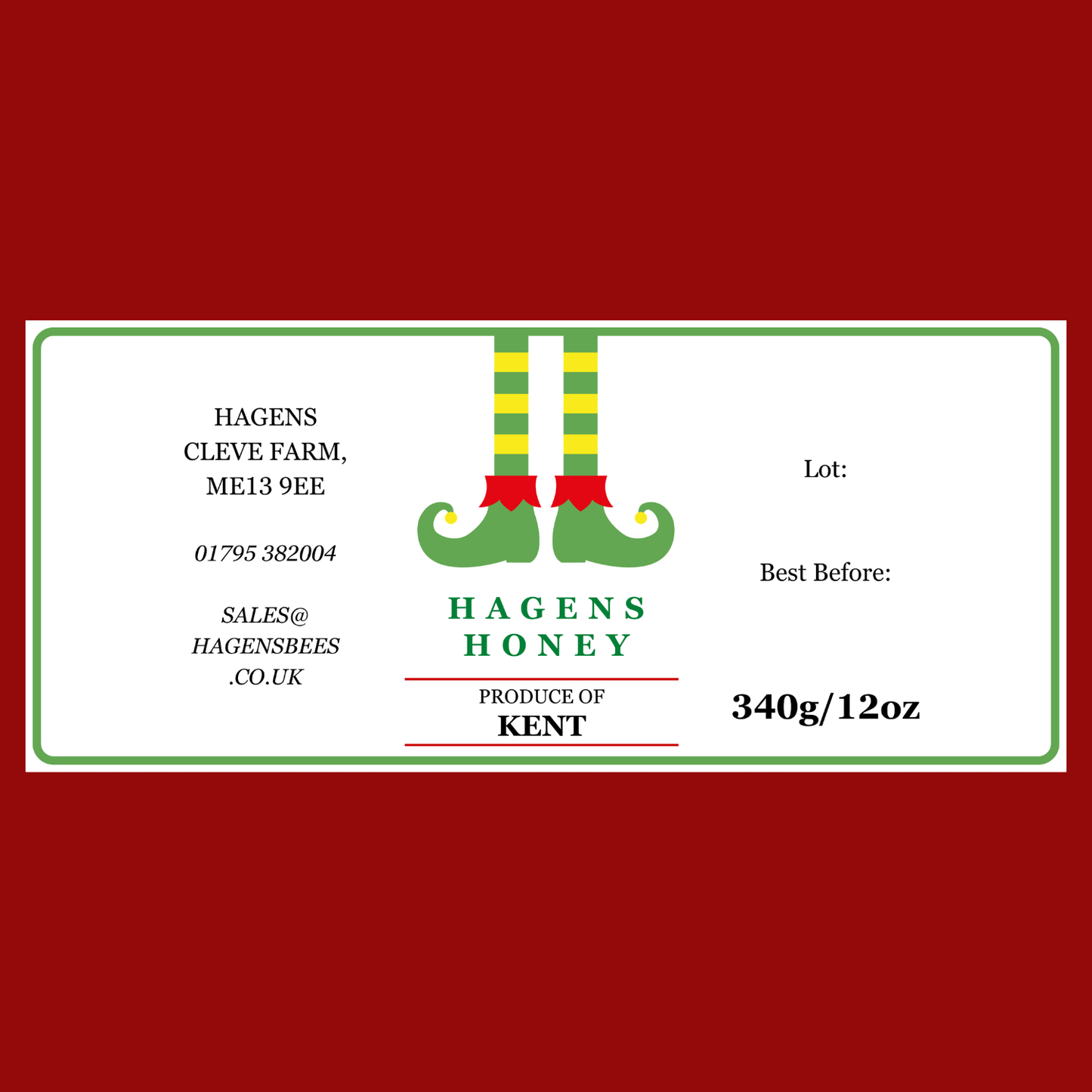The Elf Labels (50 or 100 labels)