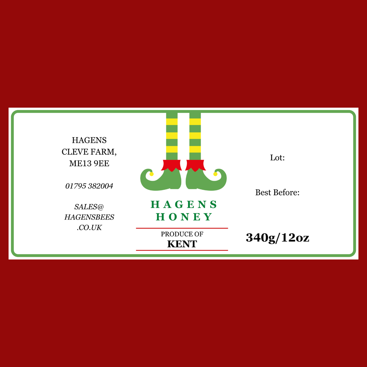 The Elf Labels (50 or 100 labels)