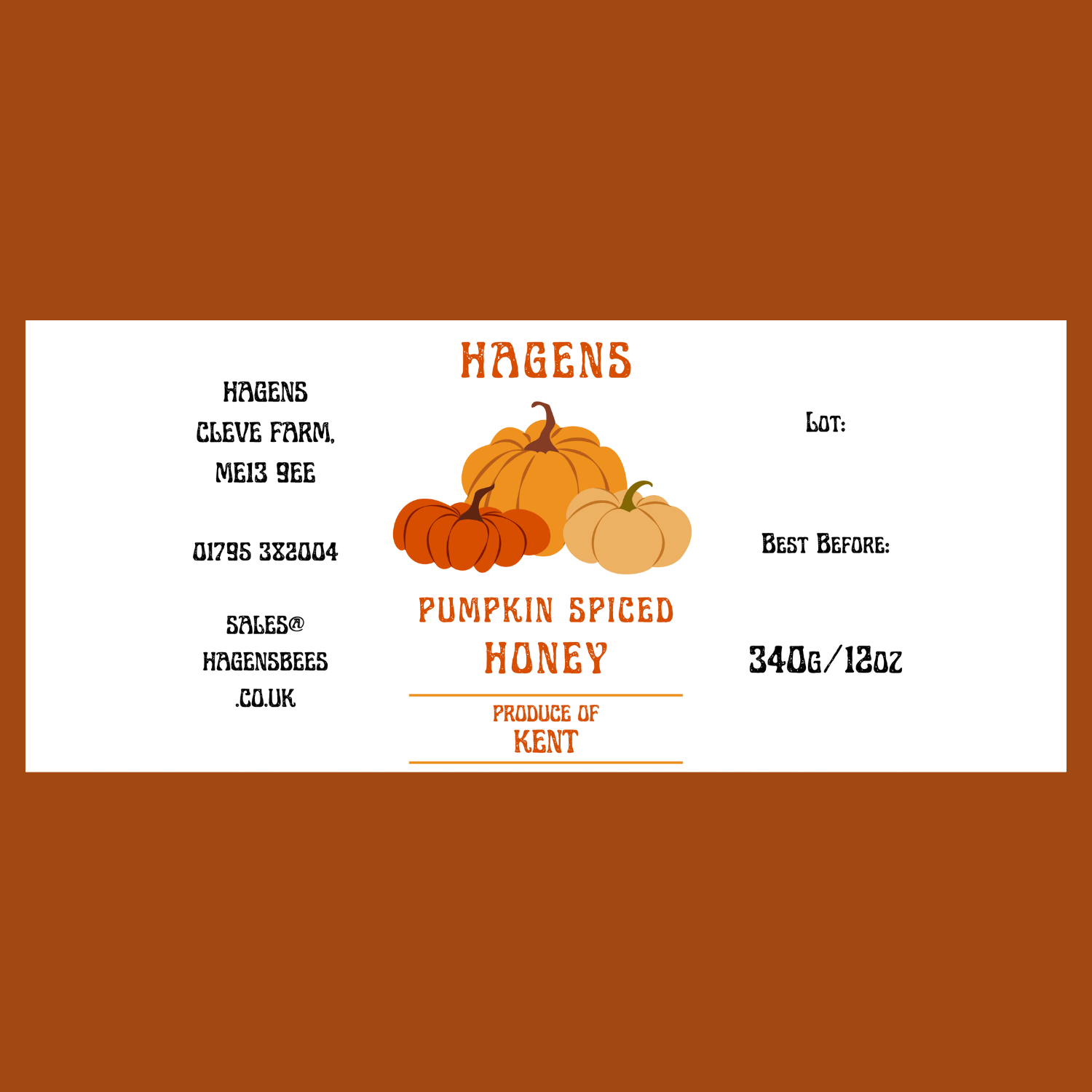 The Pumpkin Patch Labels (50 or 100 labels)