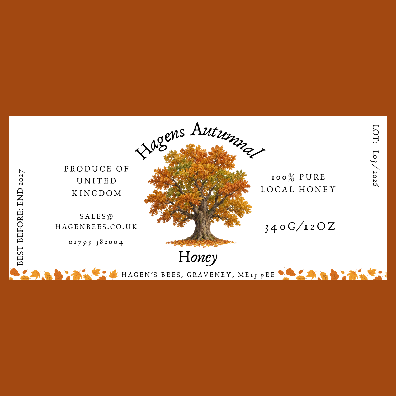 The Mighty Oak Labels (50 or 100 labels)