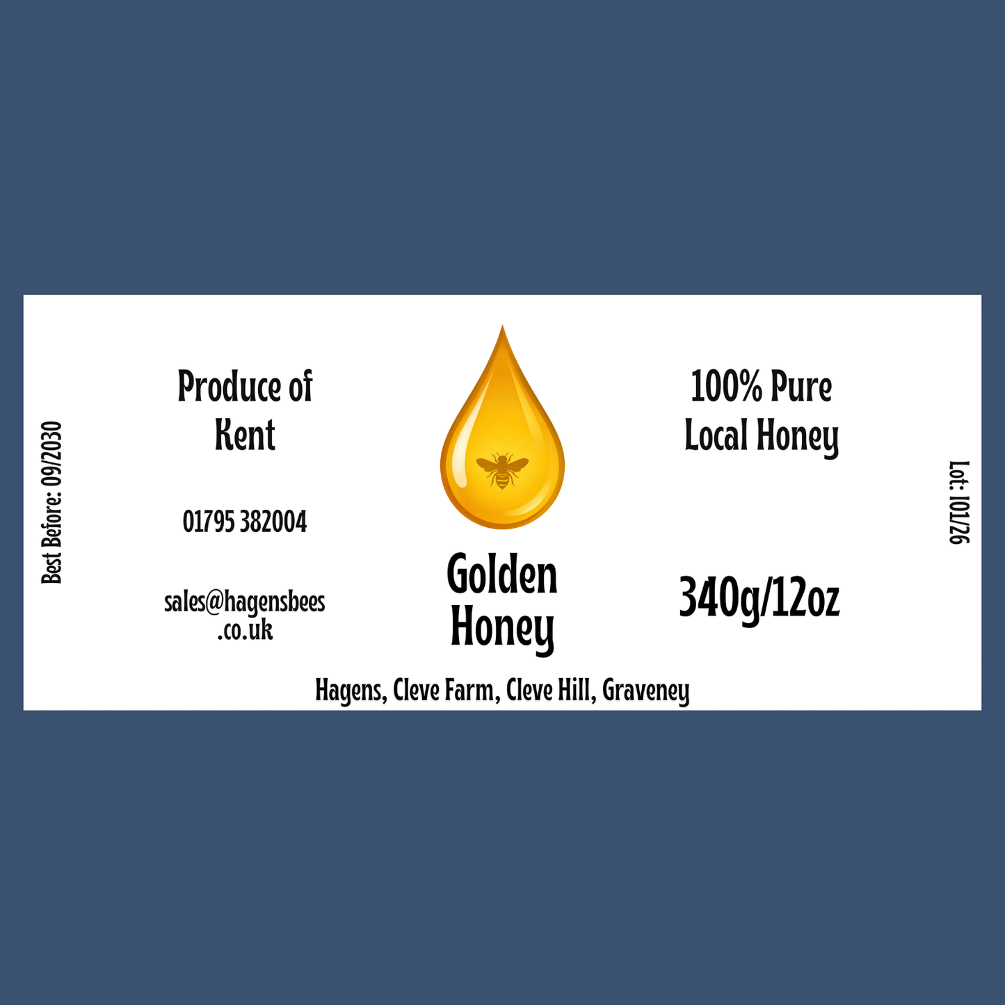 The Golden Drop Labels (50 or 100 labels)