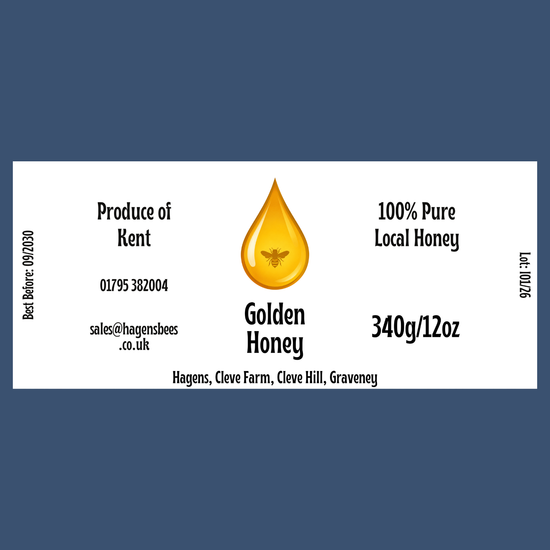The Golden Drop Labels (50 or 100 labels)