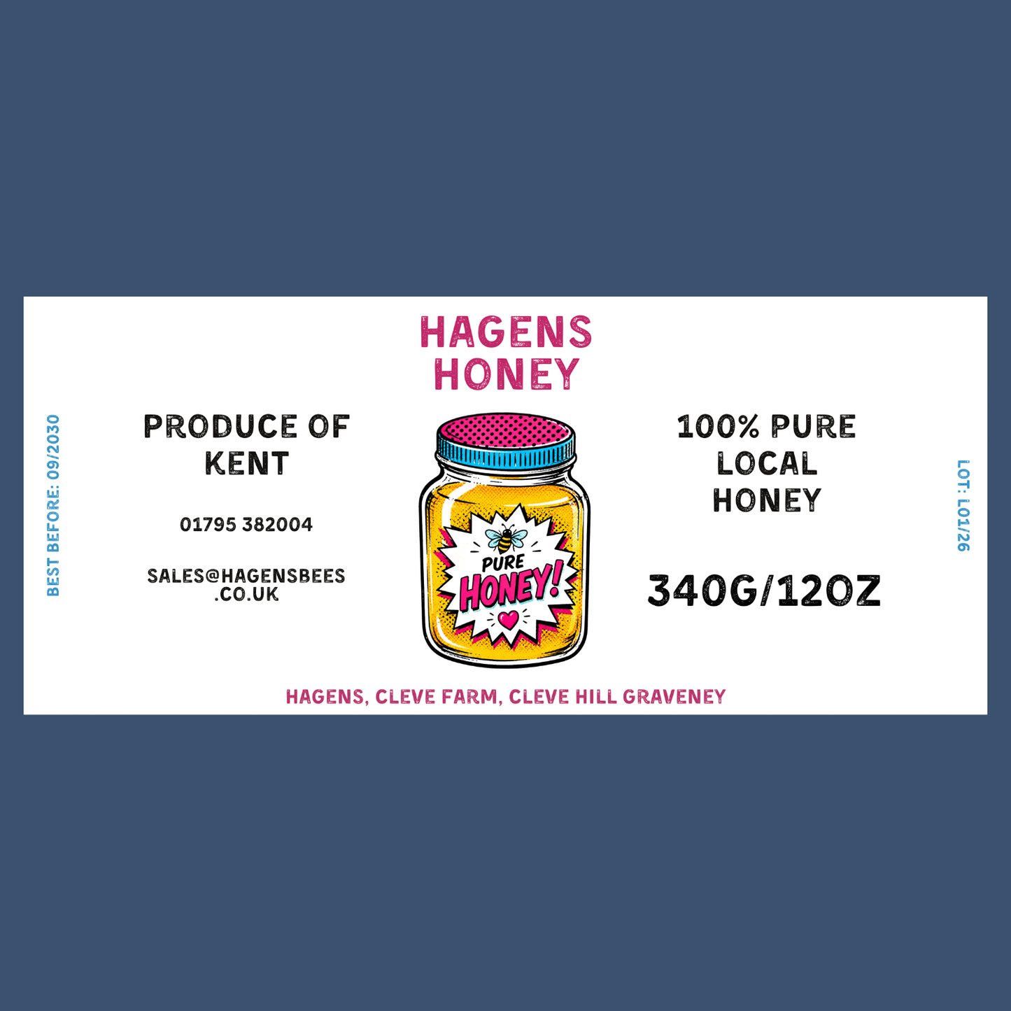 The Pop Art Labels (50 or 100 labels)