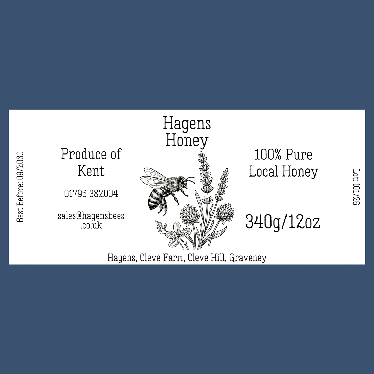 The Floral Sketch Labels (50 or 100 labels)