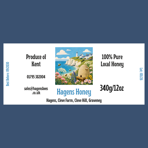 The Coastal Labels (50 or 100 labels)