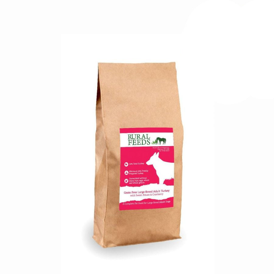 Rural Feeds Grain Free Large Breed Turkey & Cranberry 6kg