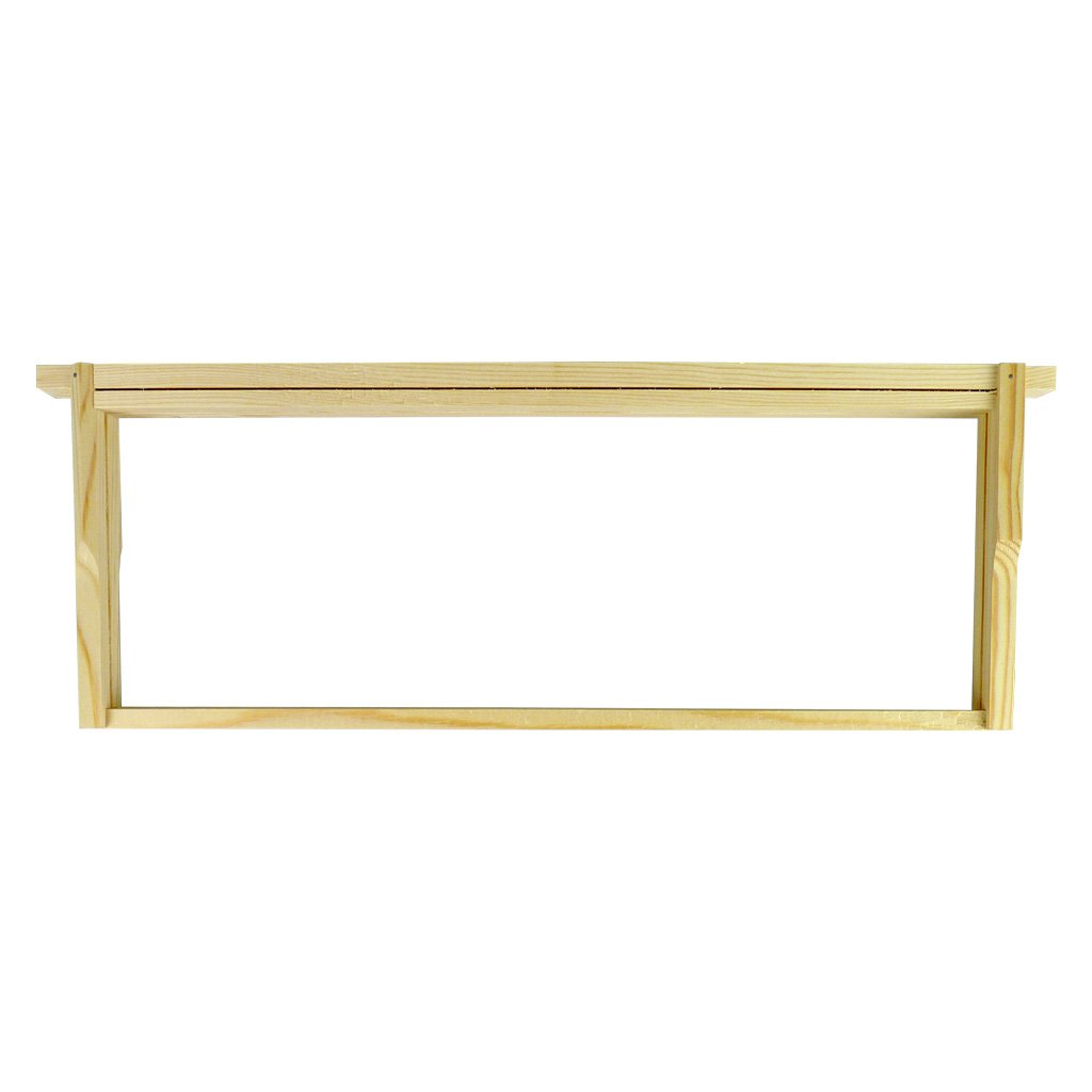 Dadant Super (Shallow) Frames with Wiring Holes - 10 Frames