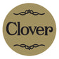 Clover 1 1/4" Gold Foil, 250 Pack - Bee Equipment