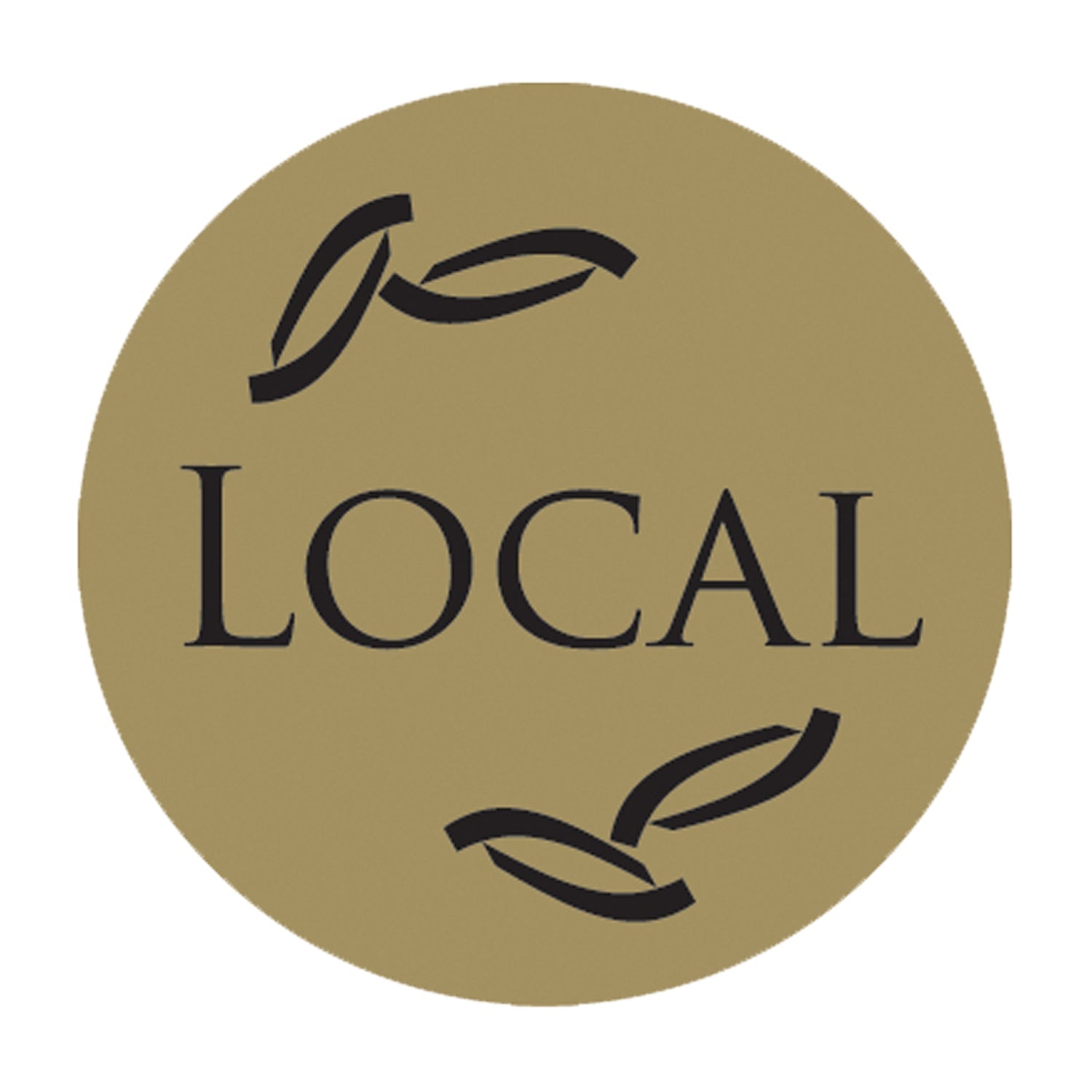 'Local' -Gold Foil labels - 250 on a roll – Hagen's Bees