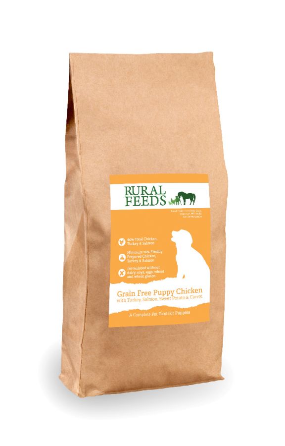 Rural Feeds Grain Free Puppy Chicken, Carrots & Peas 2kg