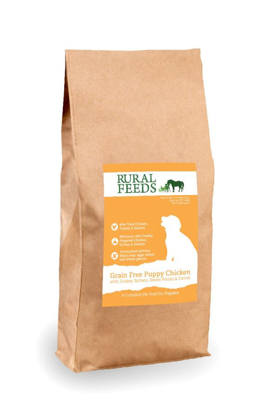 Rural Feeds Grain Free Puppy Chicken, Carrots & Peas 2kg