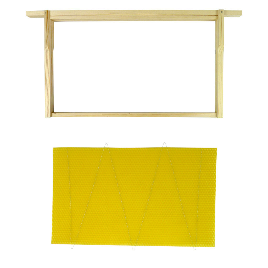 National Winter Hive - With Frames & Wax Foundation - Pine