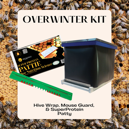 Overwinter Kit - Hive Wrap, Mouse Guard & Super Protein Pattie 450g!