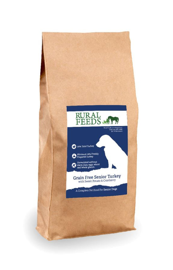 Rural Feeds Grain Free Senior Turkey & Cranberry 2kg