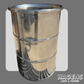 Stainless Steel Ribbed Drum - MORE INFO IN DESCRIPTION